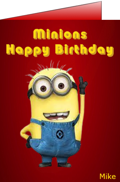 minions birthday eCards