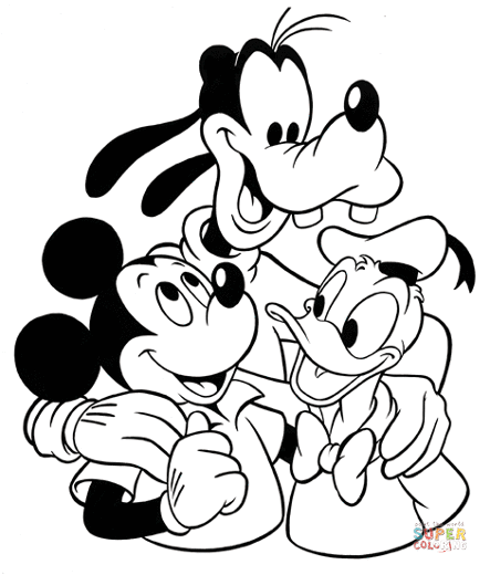mickey mouse Coloring Pages