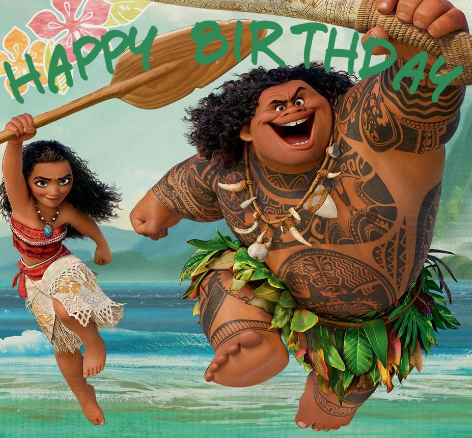 Free Moana Birthday Ecards