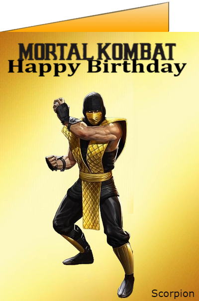 mortal kombat birthday ecards