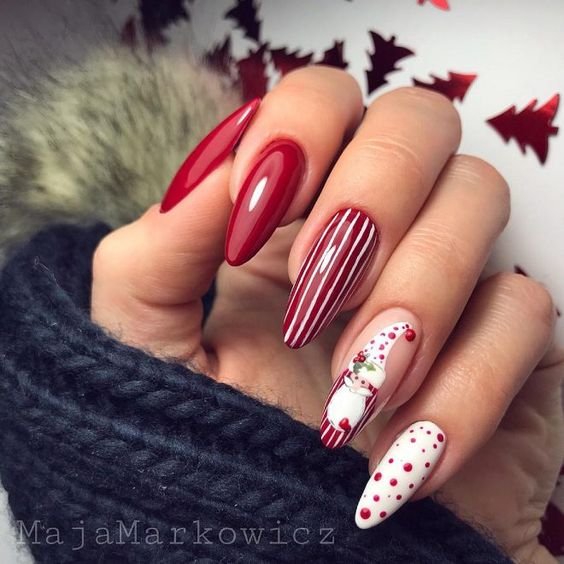 Christmas Nails for Females