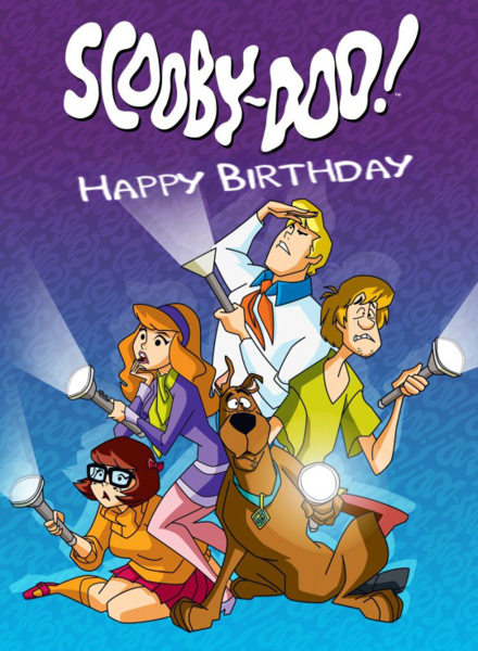 Scooby Doo Birthday Card