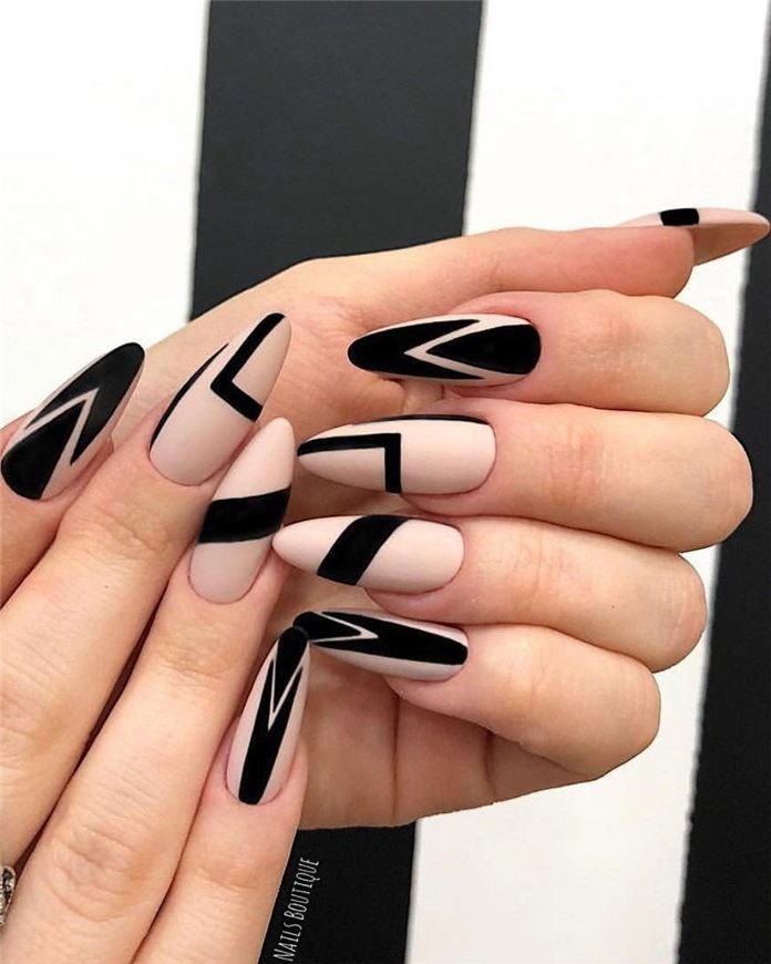 women's sexy black nail