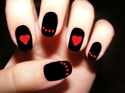 sexy black nails