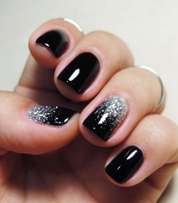 women's sexy black nail