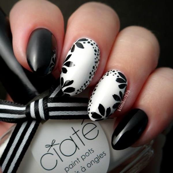 women's sexy black nail