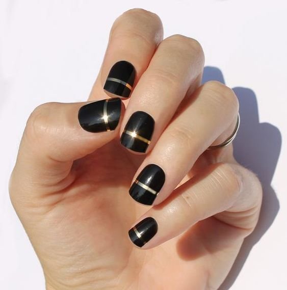 women's sexy black nail