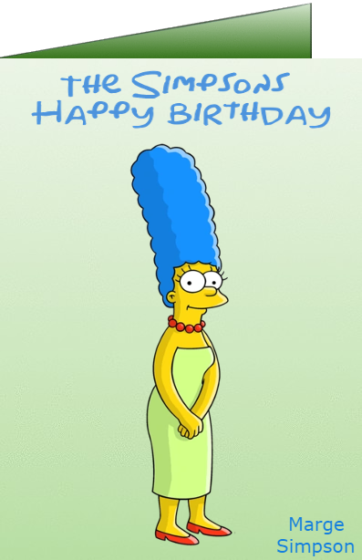 free the simpsons ecards