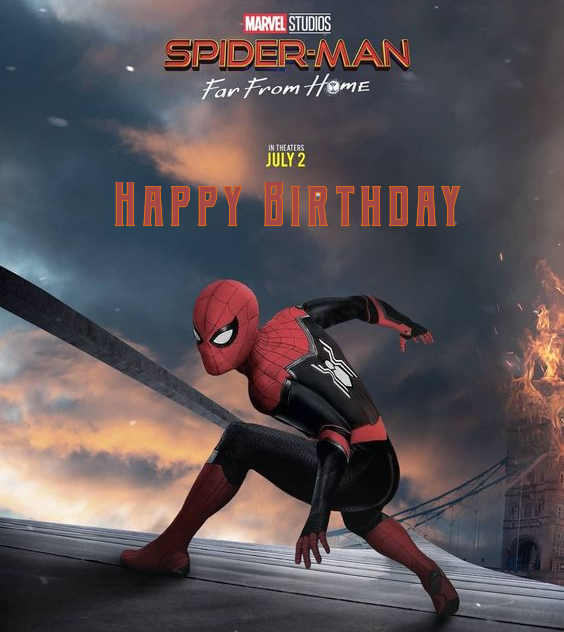 spider-man-far-from-home greeting cards