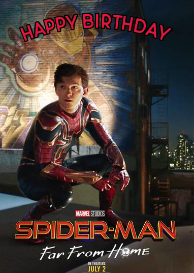 spider-man-far-from-home greeting cards