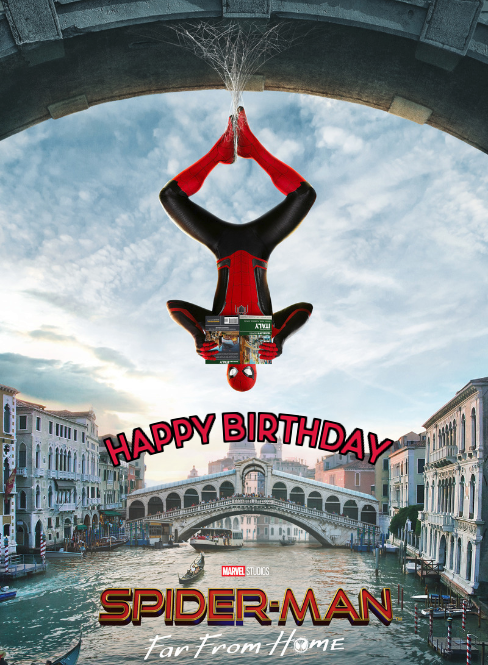 spider-man-far-from-home greeting cards