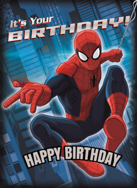 Spiderman Printable Birthday Cards Printbirthdaycards How To Make A 