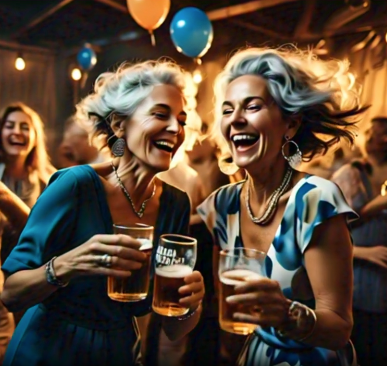 free ai video two-gray-hair-women-dancing