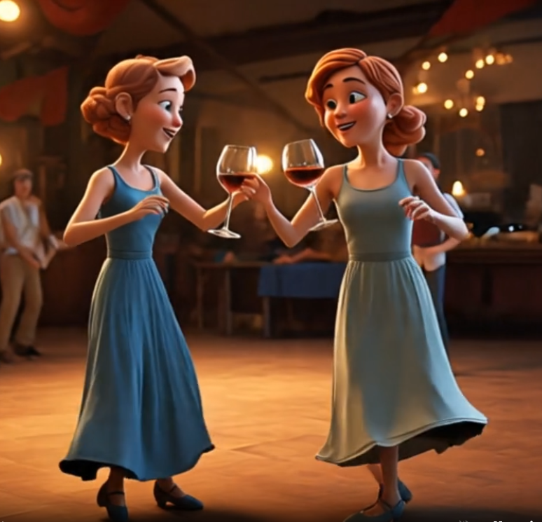 free ai videos two-women-dancing-together