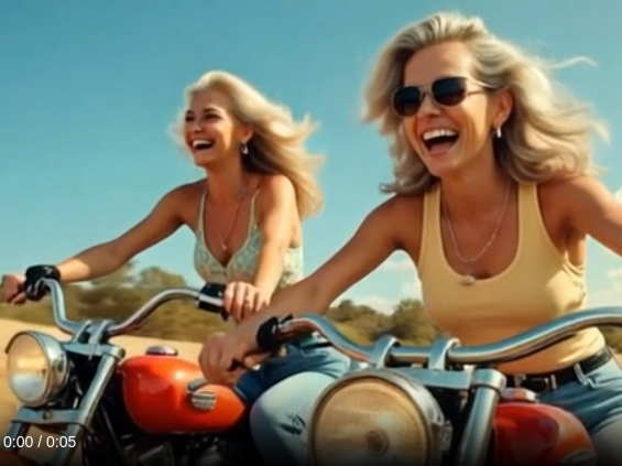 free ai videos two-women-riding-motorcycles